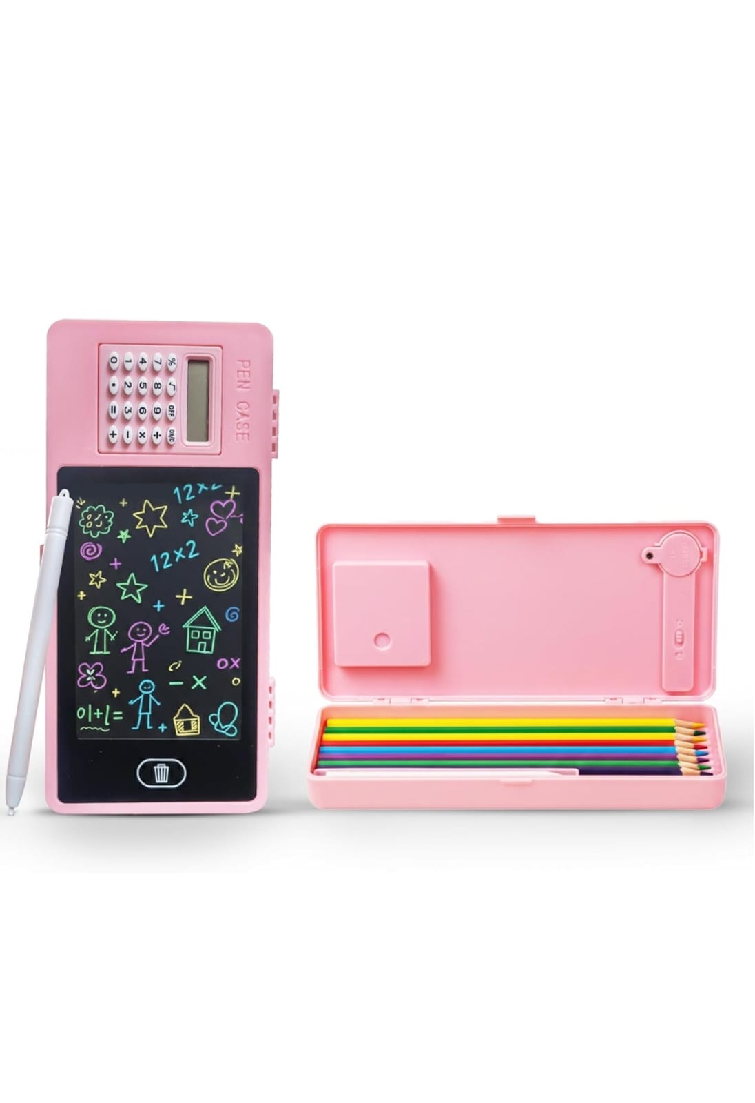LCD calculator pencil box