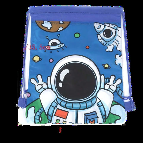 Astronaut Non-woven Drawstring Bags